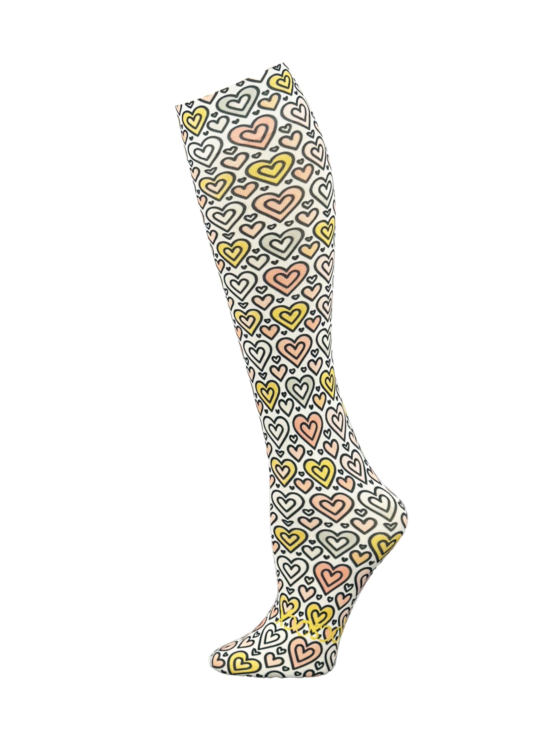 Hocsocx Sweet Hearts Athletic Liner Socks Skin Protection Moisture Wicking