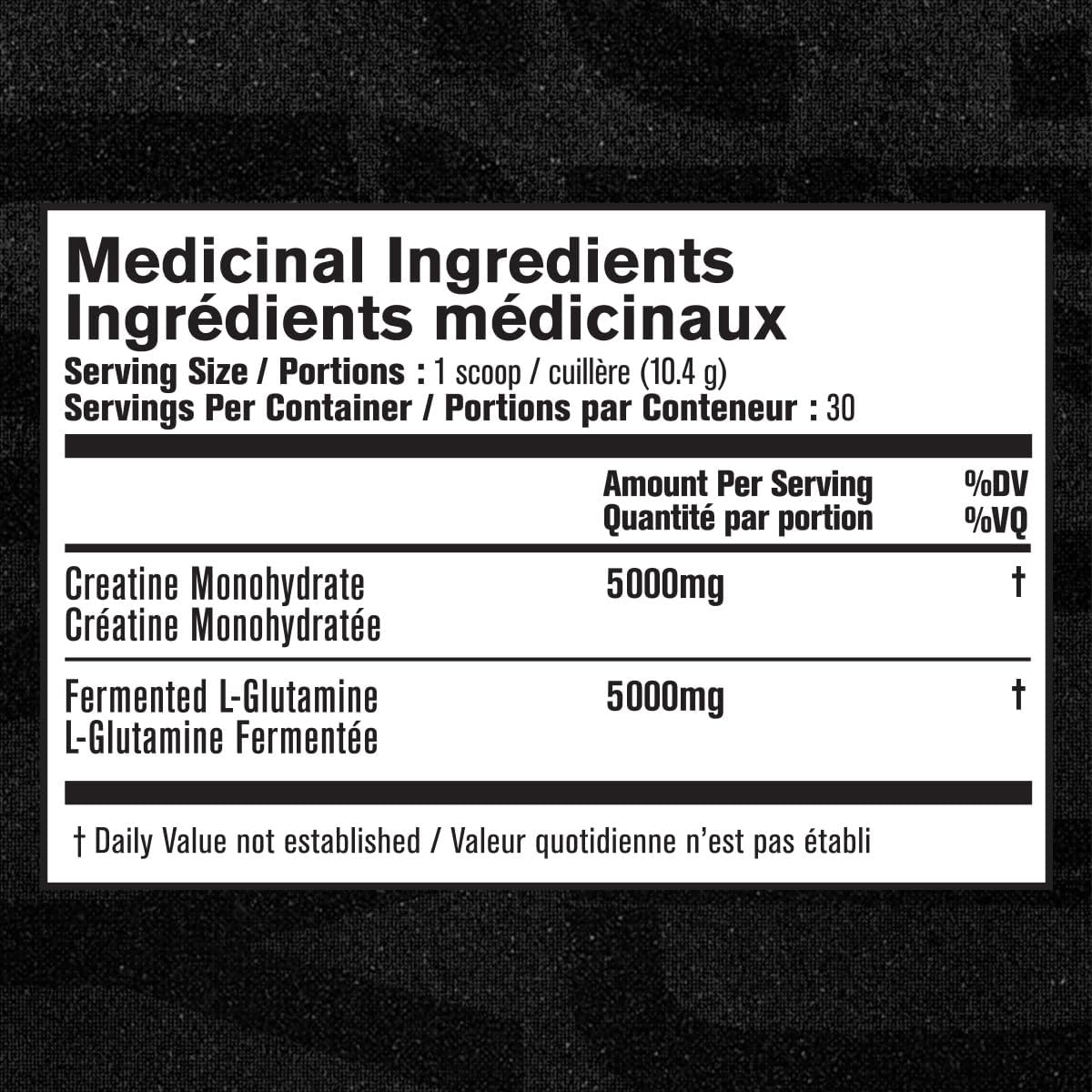 Creatine + Glutamine - Canadian-Owned Supplement with L-Glutamine - 30 Servings - Image 7