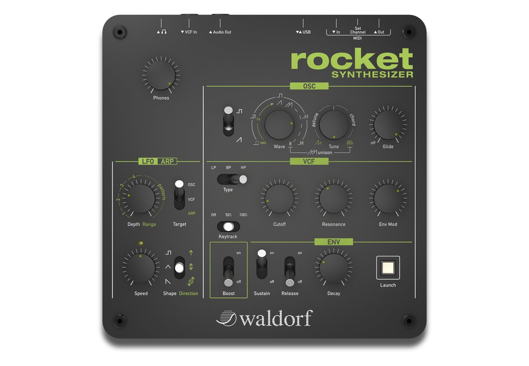 waldorf rocket シンセサイザー 箱付き Amazon | Waldorf ROCKET アナログシンセサイザー【国内正規品