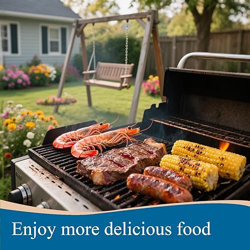 Miniatura 2 de Dongftai SA241A (paquete de 5) quemador de acero inoxidable de 16.5 pulgadas para Charmglow 810-2320 Grill Pro 226454 226464 236454 236464 Master