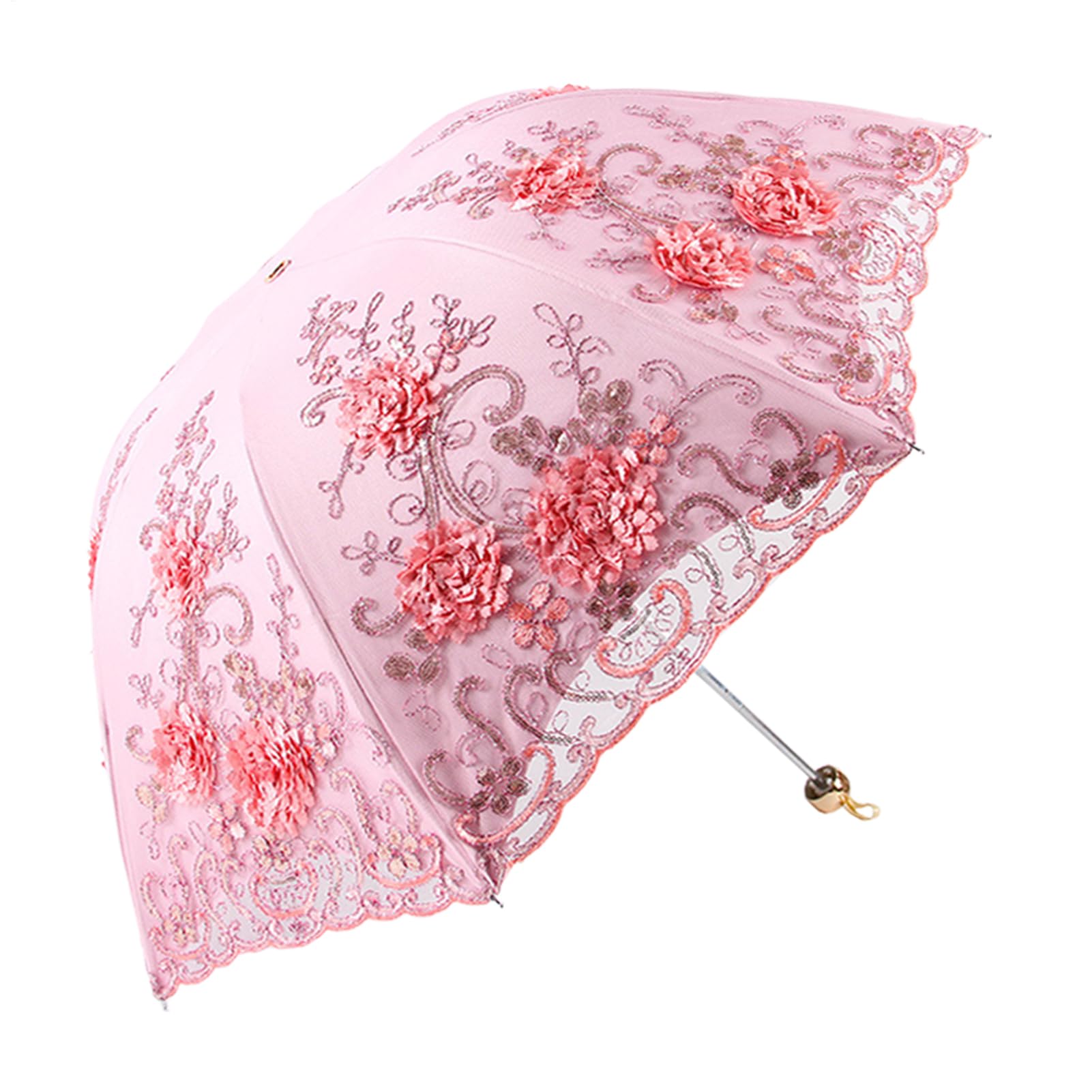 Parasol coupe-vent double couche avec sac de rangement, parapluie de voyage vintage avec sac de rangement – pour parc, plage, pique-nique, voyage, marche, escalade, pêche, sac à dos