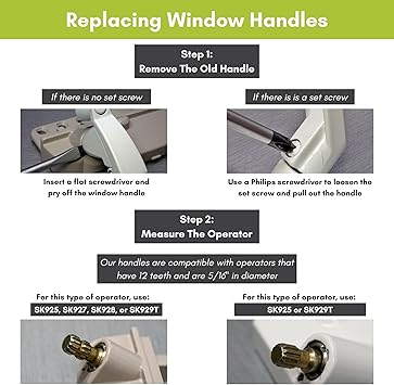 Ideal Security Inc. SK929T Tee Window Crank Handle, White, 4-Pack for 11/32 Splines, Fits Most Operators, 4 Pack