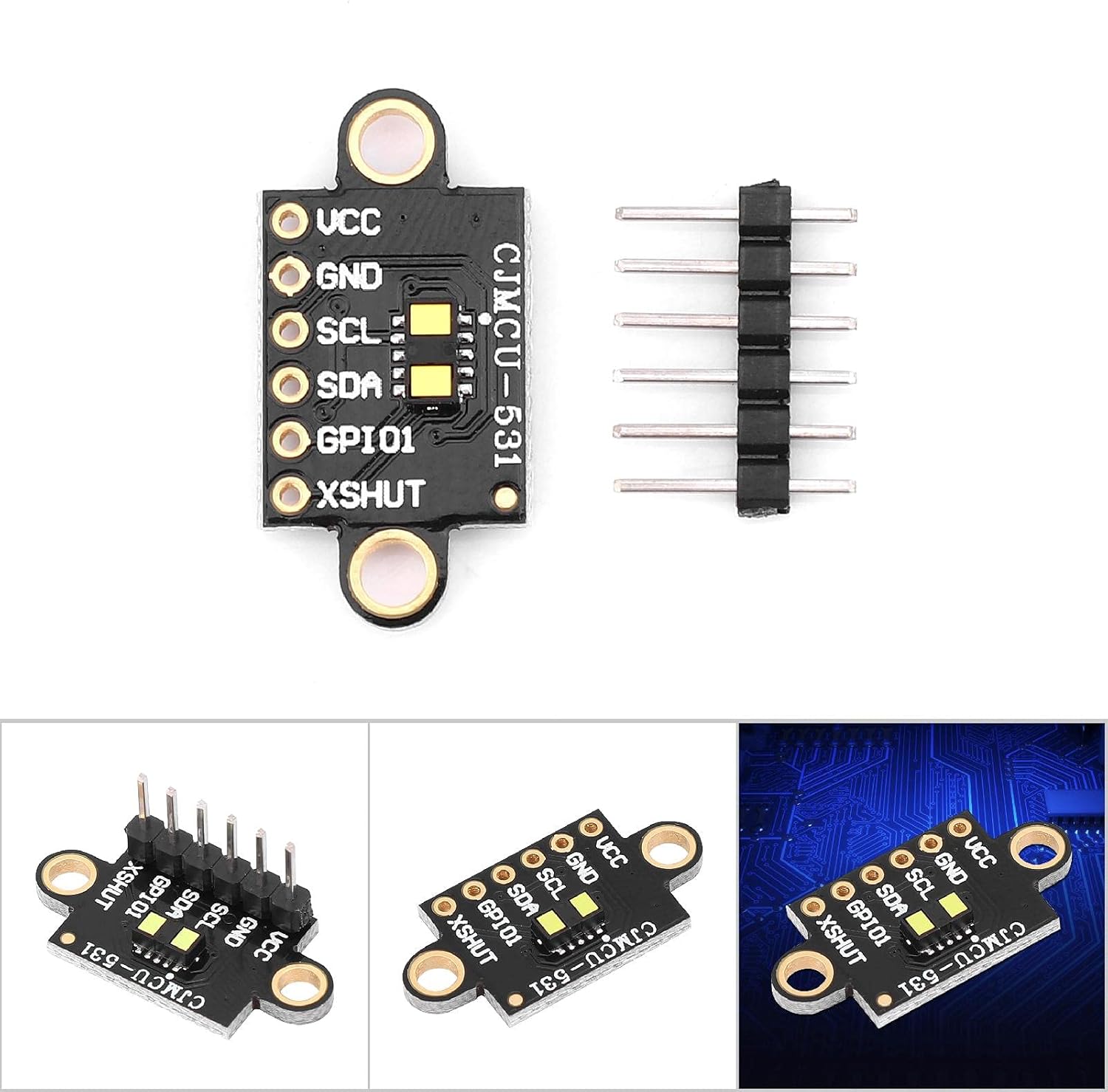 VL53L1X Ranging Sensor, 4 Meters Time of Flight Sensor Distance ...