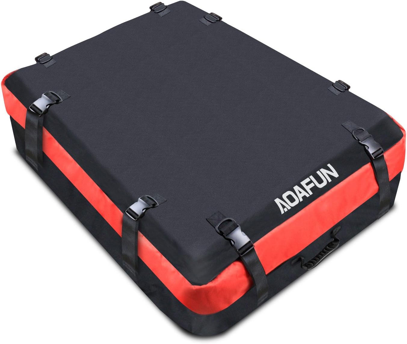 Car Roof Box Waterproof Cargo Bag ,1680D Strong Roof Bags Storage with Wide Straps for Best for Traveling Cars Vans SUVs （10 Cubic Feet）
