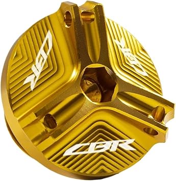 Compatible With CBR600RR CBR1000RR CBR250RR CBR 600 954 1000 RR CBR 650R 500R F2 F3 F4i Filler Cap Oil Filter Cap AccessoriesCBR gold, 781259