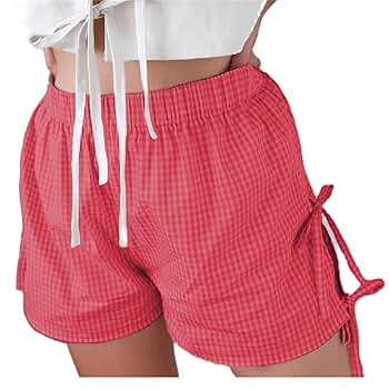 ウェア Luz e Sombra OAO PLAID NYLON SHORTS L Plaid High-Waisted Sleep Boxer Shorts