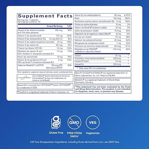 Miniatura 2 de Pure Encapsulations Junior Nutrients - Multivitamínico para niños y adolescentes, sin hierro, con calcio, vitamina D3 y vitamina C, sin OMG y