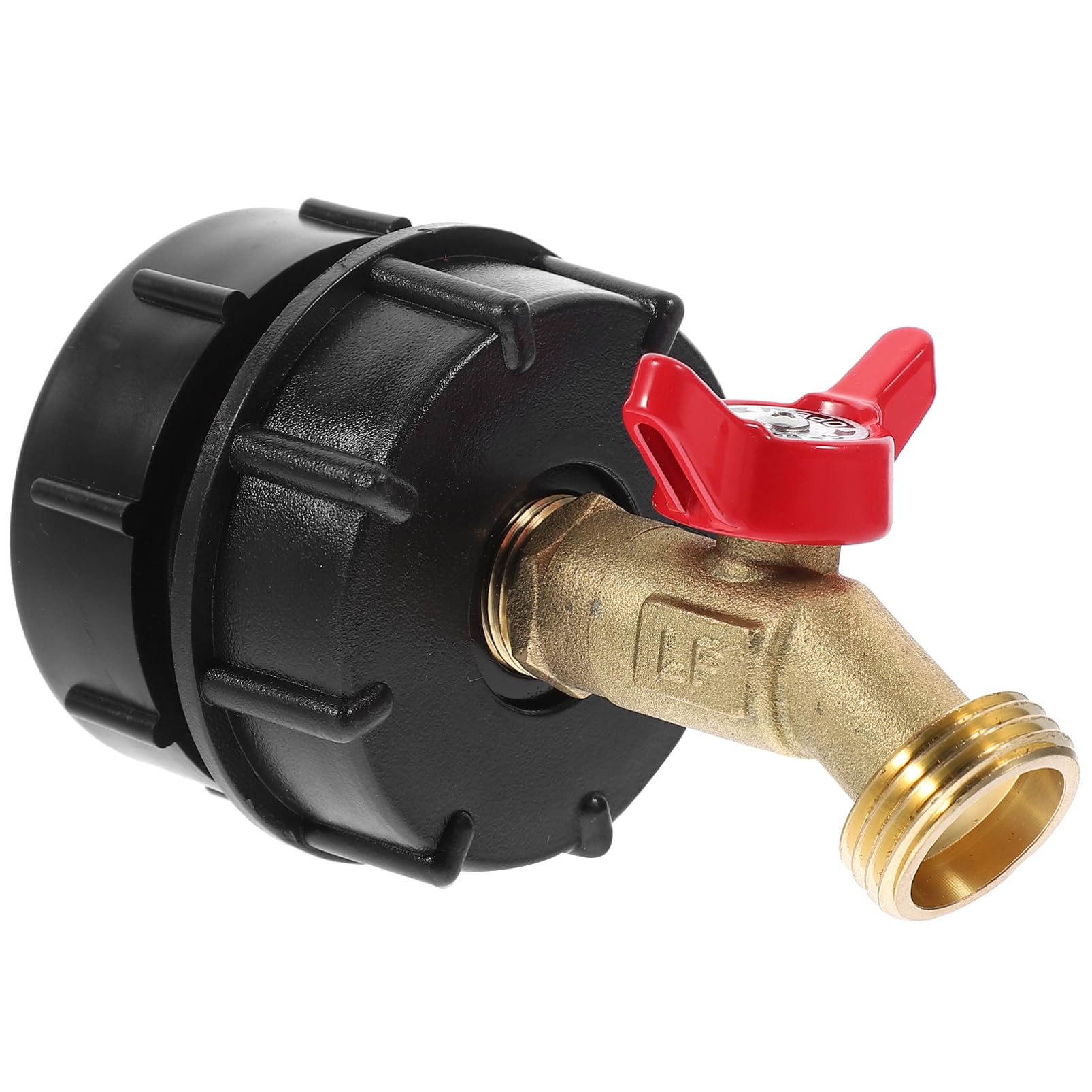Toyvian 5 Piezas Accesorios De Conector De Cubo IBC a 1/2 Grifo Accesorios del Tanque De Agua IBC Grifo De Mano IBC Grifo del Tanque IBC Accesorios De Bolsa IBC Ajuste del Bolso IBC Caucho
