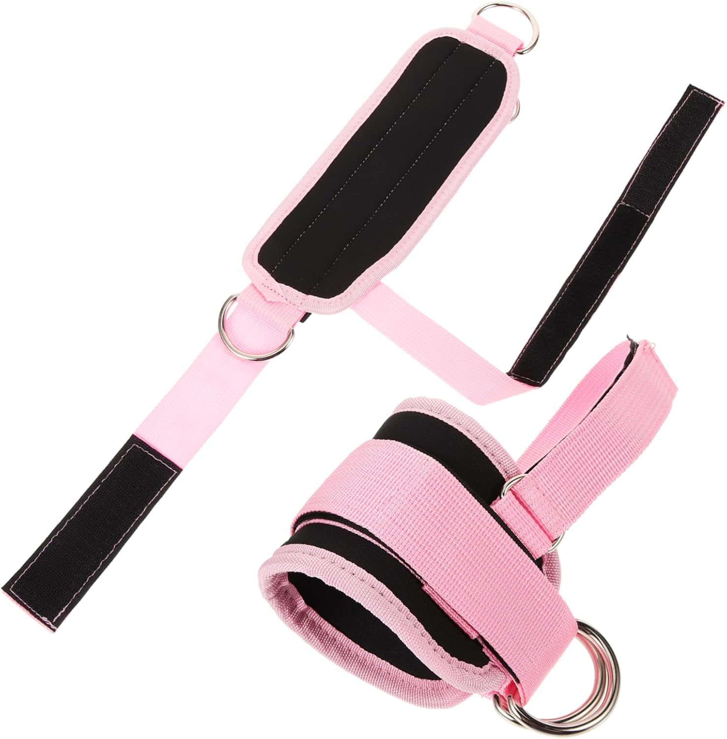 VICASKY 1Pair Ankle Strap for Cable Machine Wear Resistant Fitness Belt for Leg Strength Training Multi Functional Exercise Strap Bright Color for Home Workouts