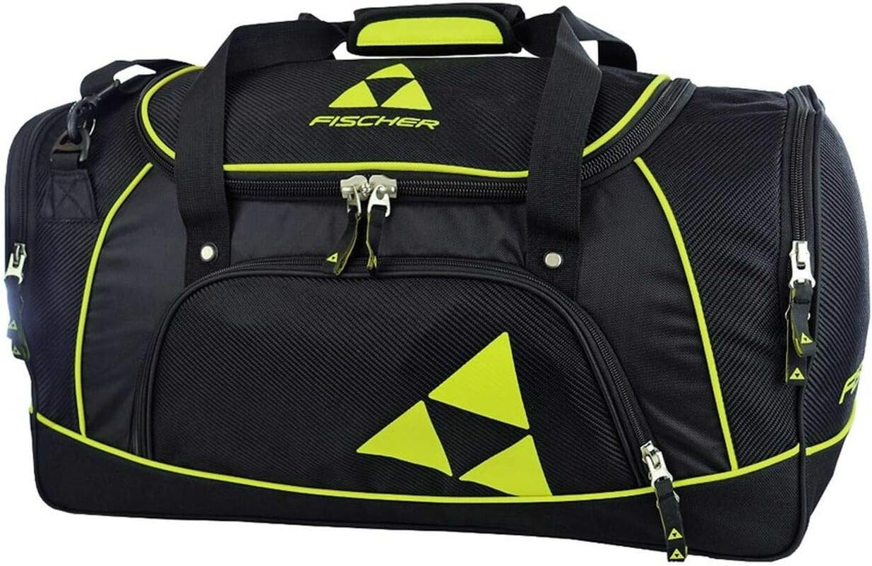 Fischer Unisex - Adult, Black/Yellow Sports Bag 60L, 60 Litres
