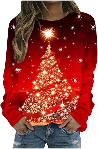 christmas ladies sweatshirts