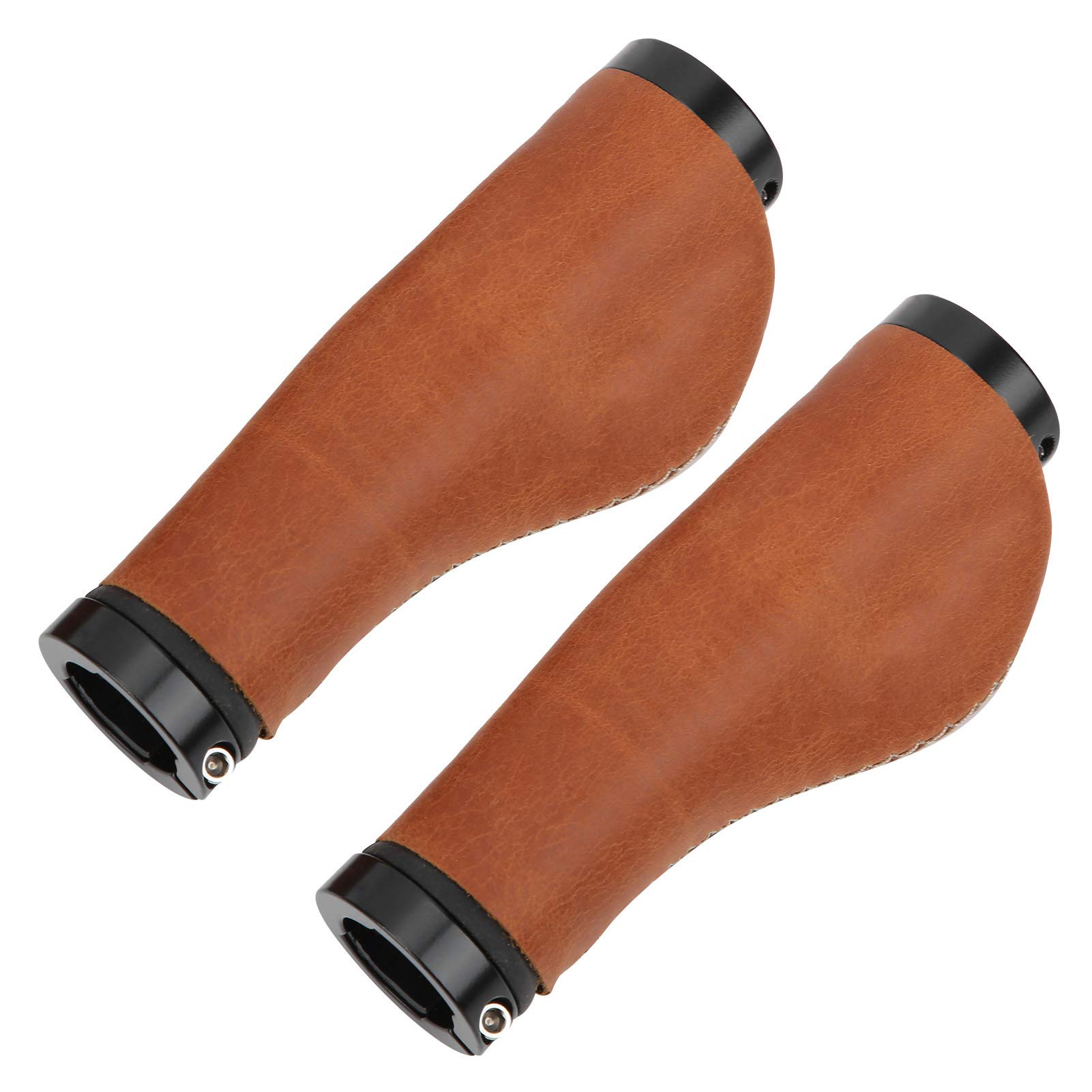 ZORILO Anti-Rutsch-Lenkergriffe für Fahrradlenker, 22,2 mm breit, Leder-Lenkergriffe für Mountainbike-Lenker, Schutzabdeckung für Mountainbike-Lenker
