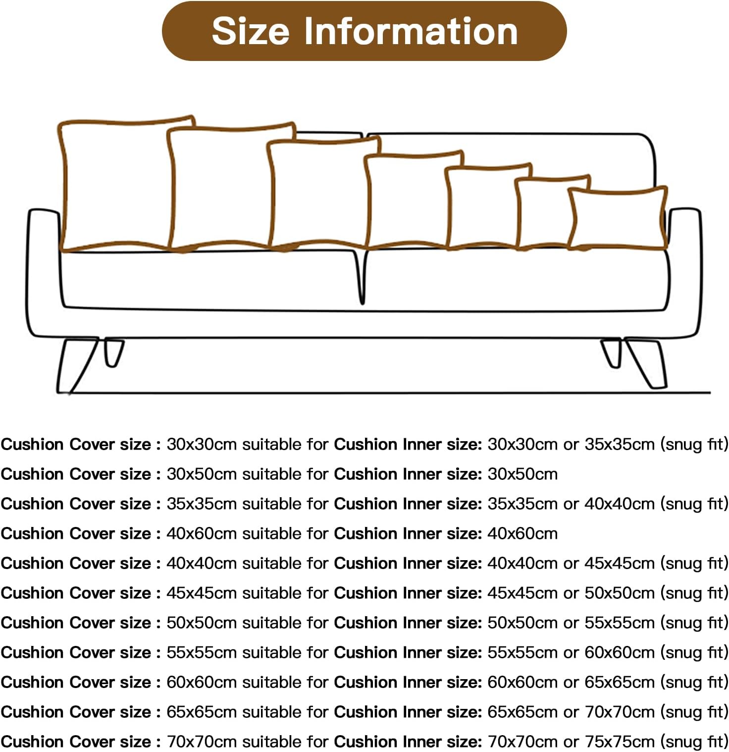 Artscope 2 Pack Cushion Covers for Bed, Sofa, Car, Decorative Luxury Modern Minimalist Gold Leather with Wave Stitching and Stripes, 45 x 45 cm (Grey)