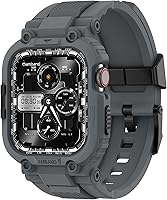 Vista 19 de amBand Bands - Funda protectora de pantalla compatible con Apple Watch Ultra 3/2/1 de 1.732 pulgadas, correa resistente M1 Sport Series y película