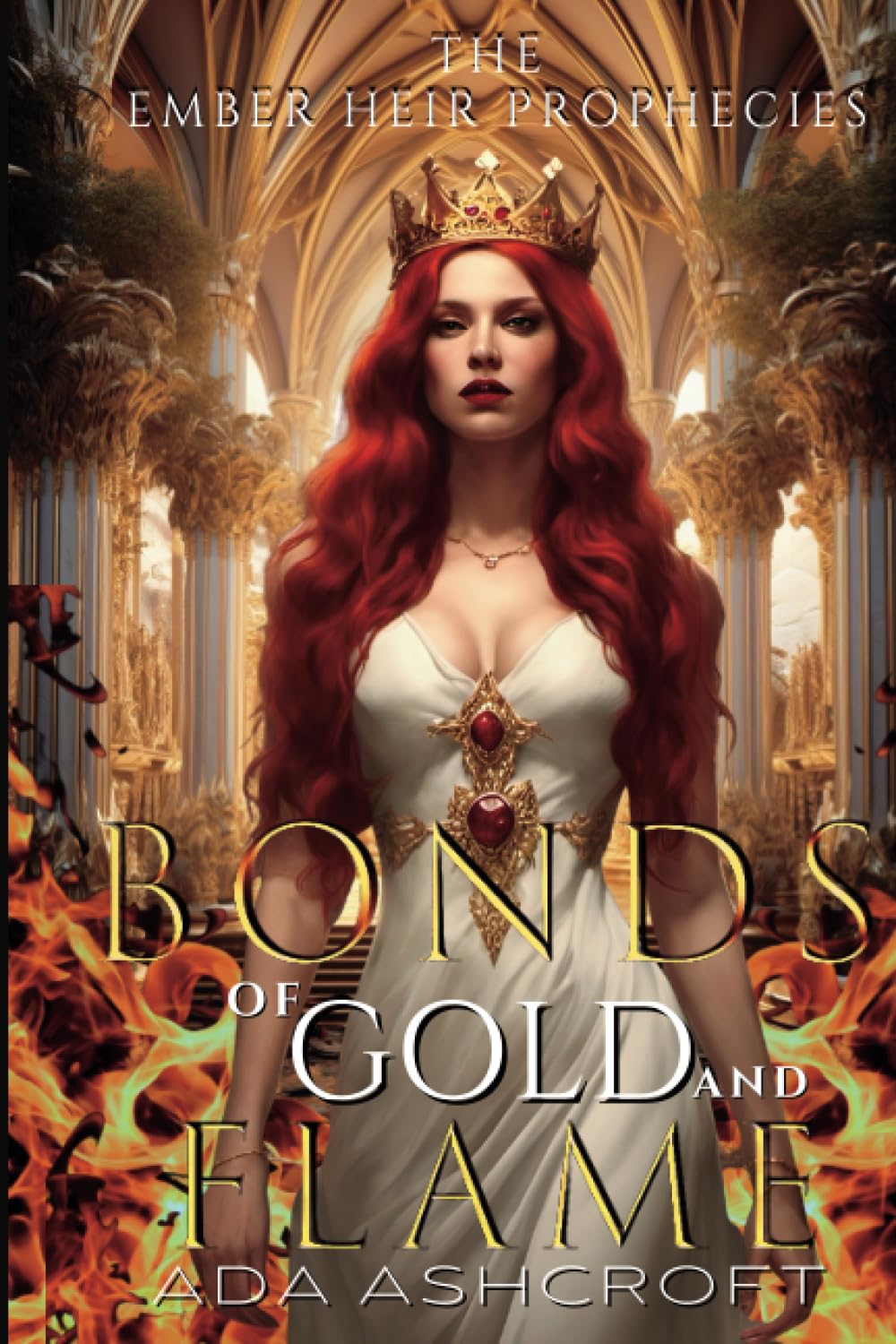 Bonds of Gold and Flame: A Fantasy Romance (The Ember heir Prophecies Book 1)