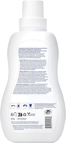 Miniatura 9 de ATTITUDEAblandador de tela líquido, fórmula efectiva y mineral a base de plantas, vegano y sin crueldad, flores silvestres, 40 cargas, 33.8 fl oz