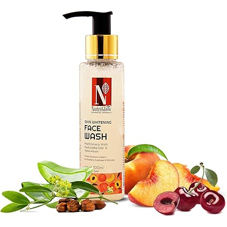 nutriglow charcoal face wash