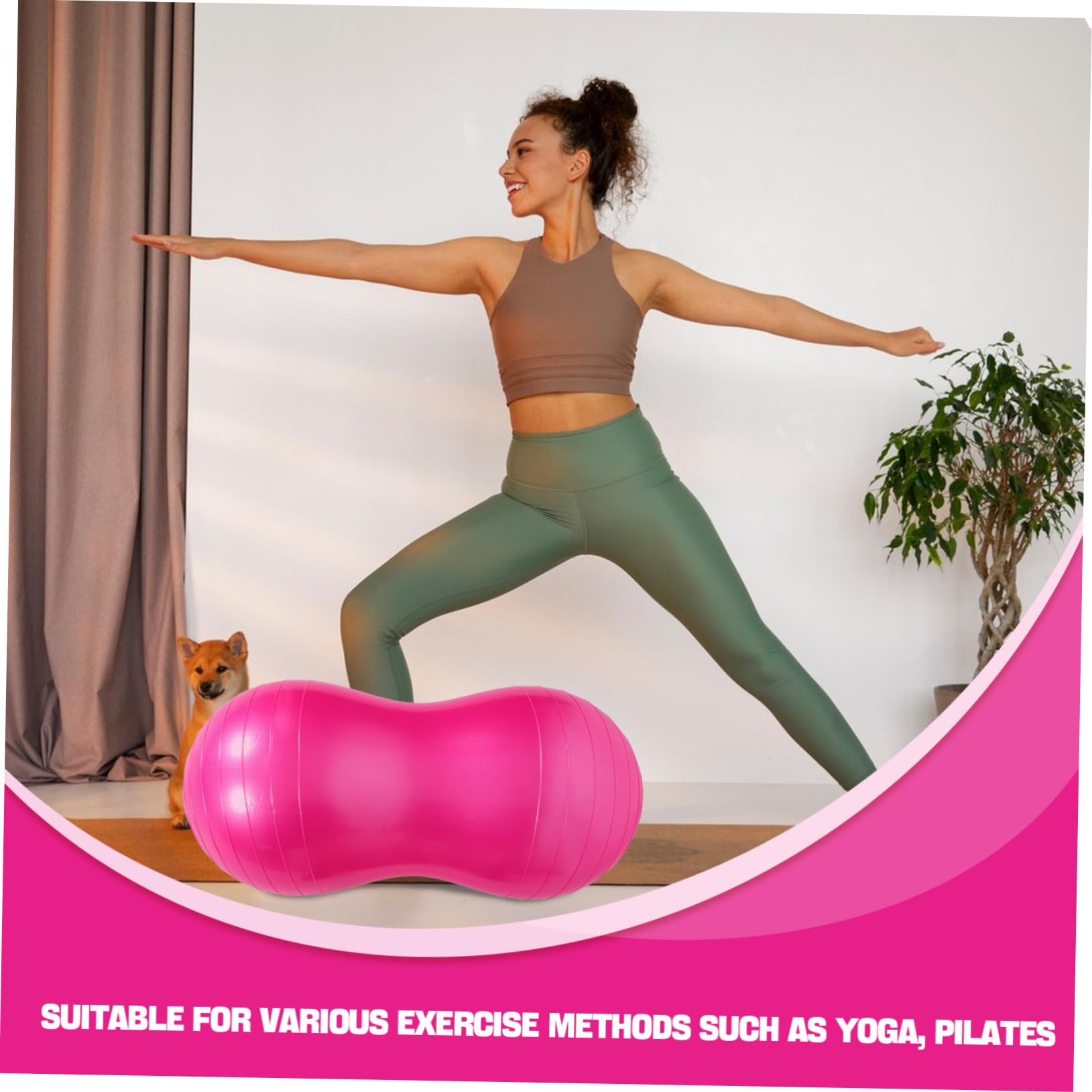 SUPVOX Pelota de Cacahuete PVC con Bomba para Embarazo y Niños