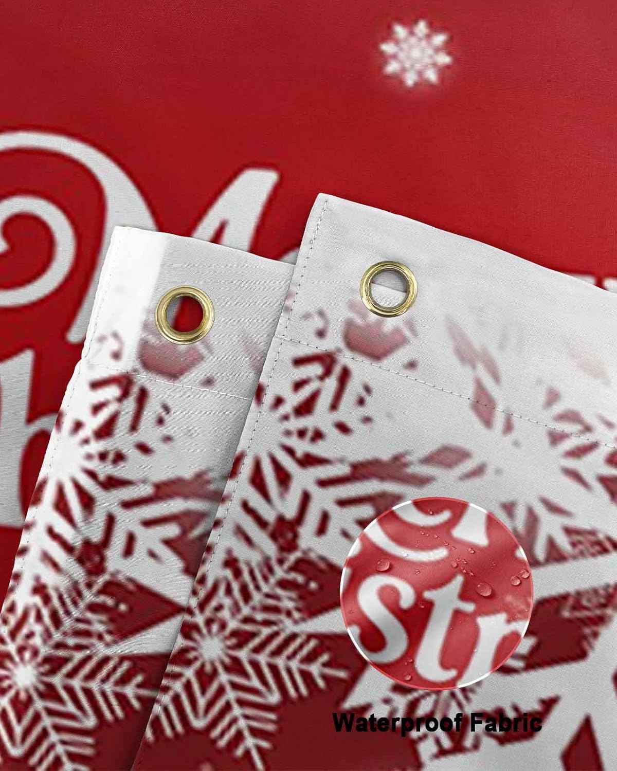 Merry Christmas Flags 4x6 Ft Garden Flag Polyester Double Sided Printing Yard Flag for Outdoor House Yard Indoor Outdoor Flag Holiday Banner Decor Gift, Winter Xmas Elk Snowflake Red