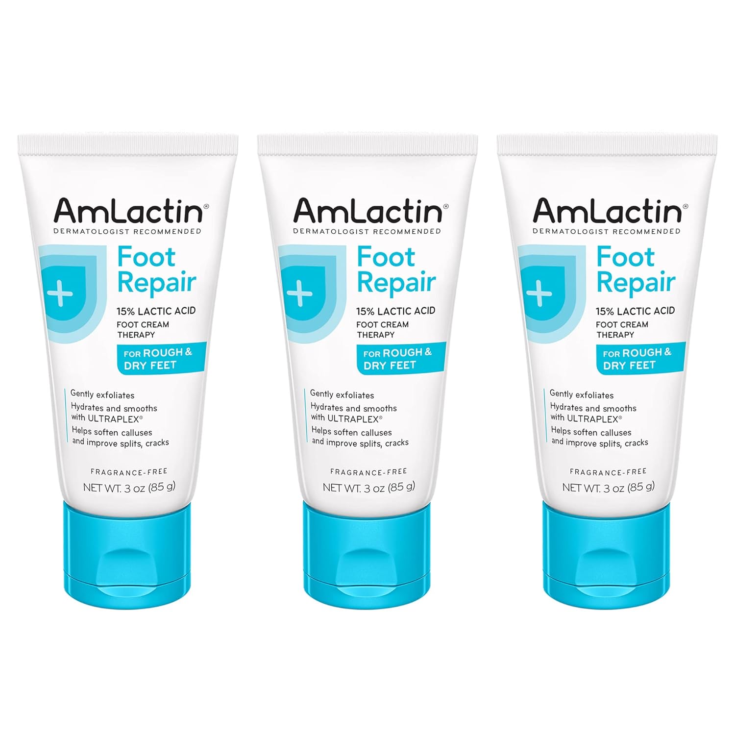 AMLACTIN Foot Department store Cream Therapy Pack oz of 3