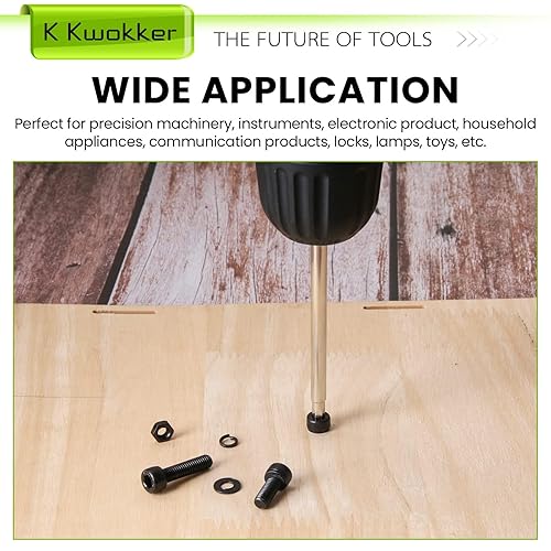 Miniatura 51 de Juego de tornillos y tuercas de cabeza de botón hexagonal de 24 tamaños M2 M3 M4 M5 de 0.31 a 0.99 pulgadas, kit de tuercas y tornillos de acero