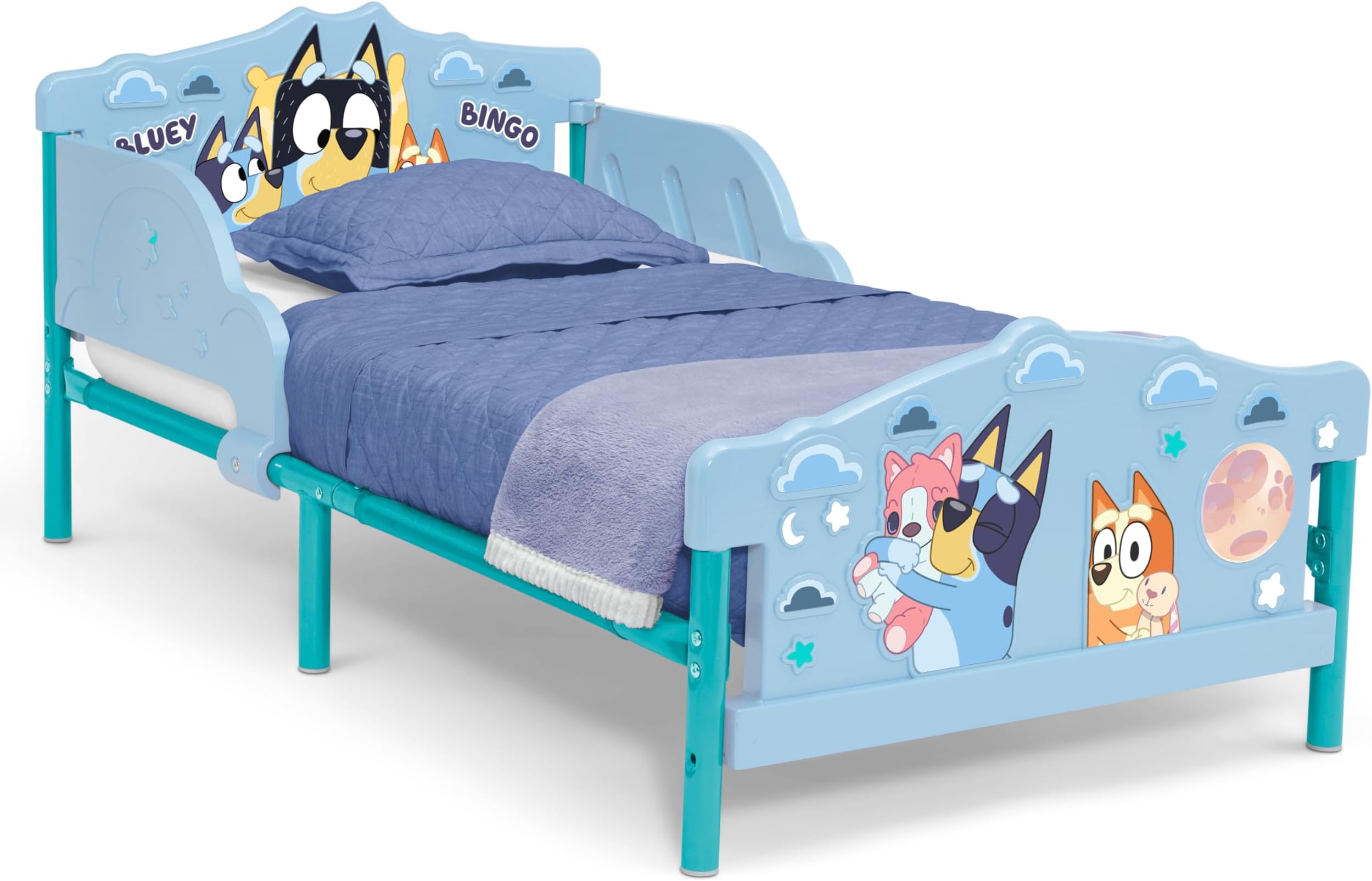 Delta Children - Bluey 3D Toddler Bed, Blue