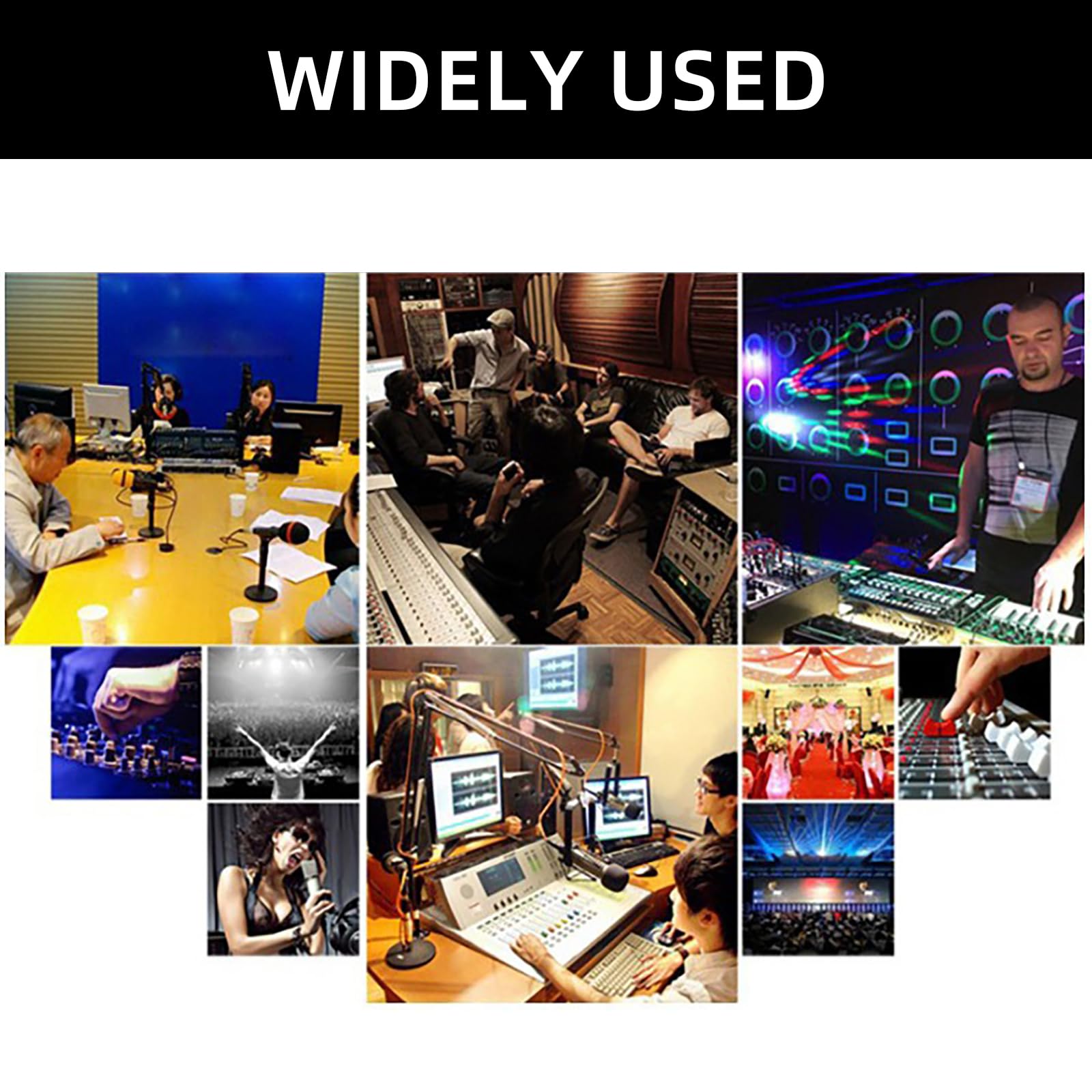 ljhnba Auditory Video Cable Male to Female Extension Wire Line Gold Plated Connectors Cord for Amplifiers Game Consoles