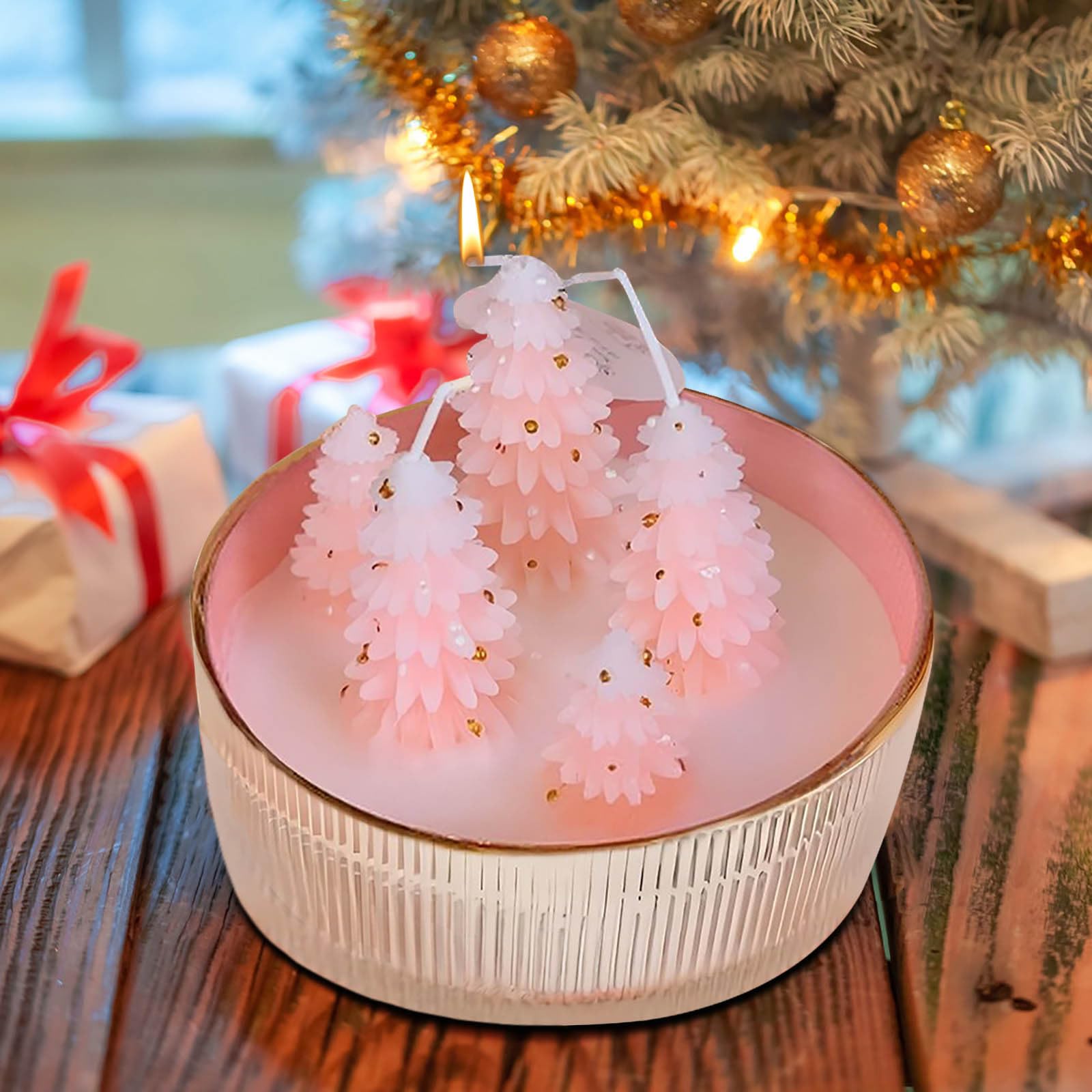 Christmas Tree Scented Candles - Personalised Gifts for Women & Men, Home Decorations, Birthday & Party