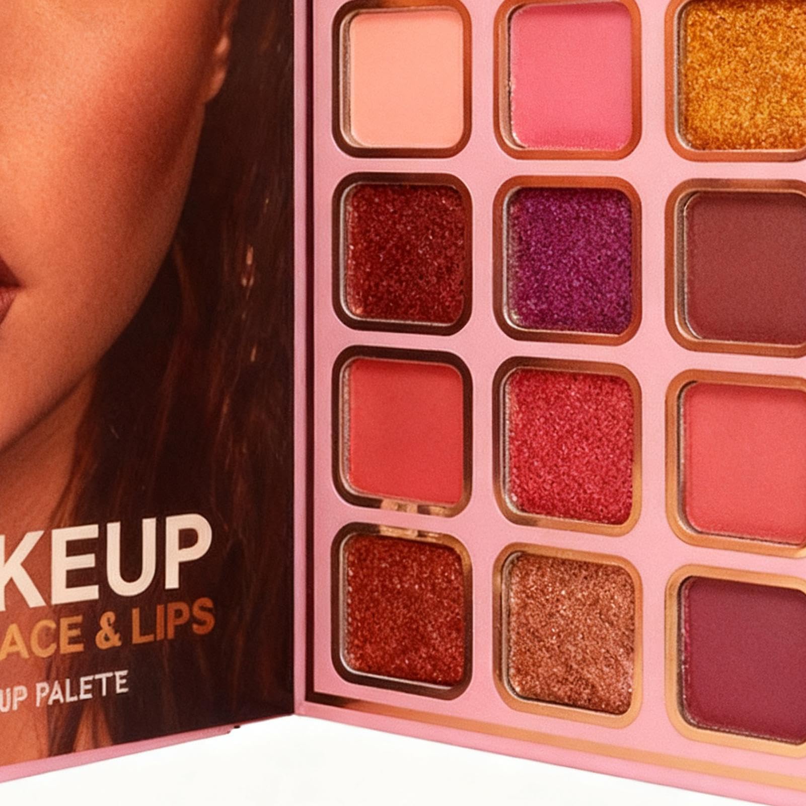 Libro De Maquillaje,Cosméticos Plegables Estilo Libro Antitranspirantes - Paleta De Maquillaje Con 78 Colores - Para Mujeres Y Jóvenes En Viaje Fiesta Y Belleza