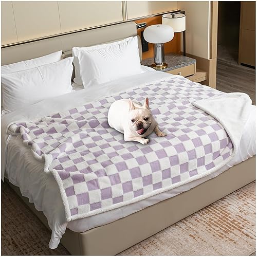 Miniatura 29 de Manta Impermeable para Mascotas, Fundas de Cama para Perros, Sofá, Elegantes Mantas Jacquard para Mascotas para Cachorros y Gatos, Lavables, Flor