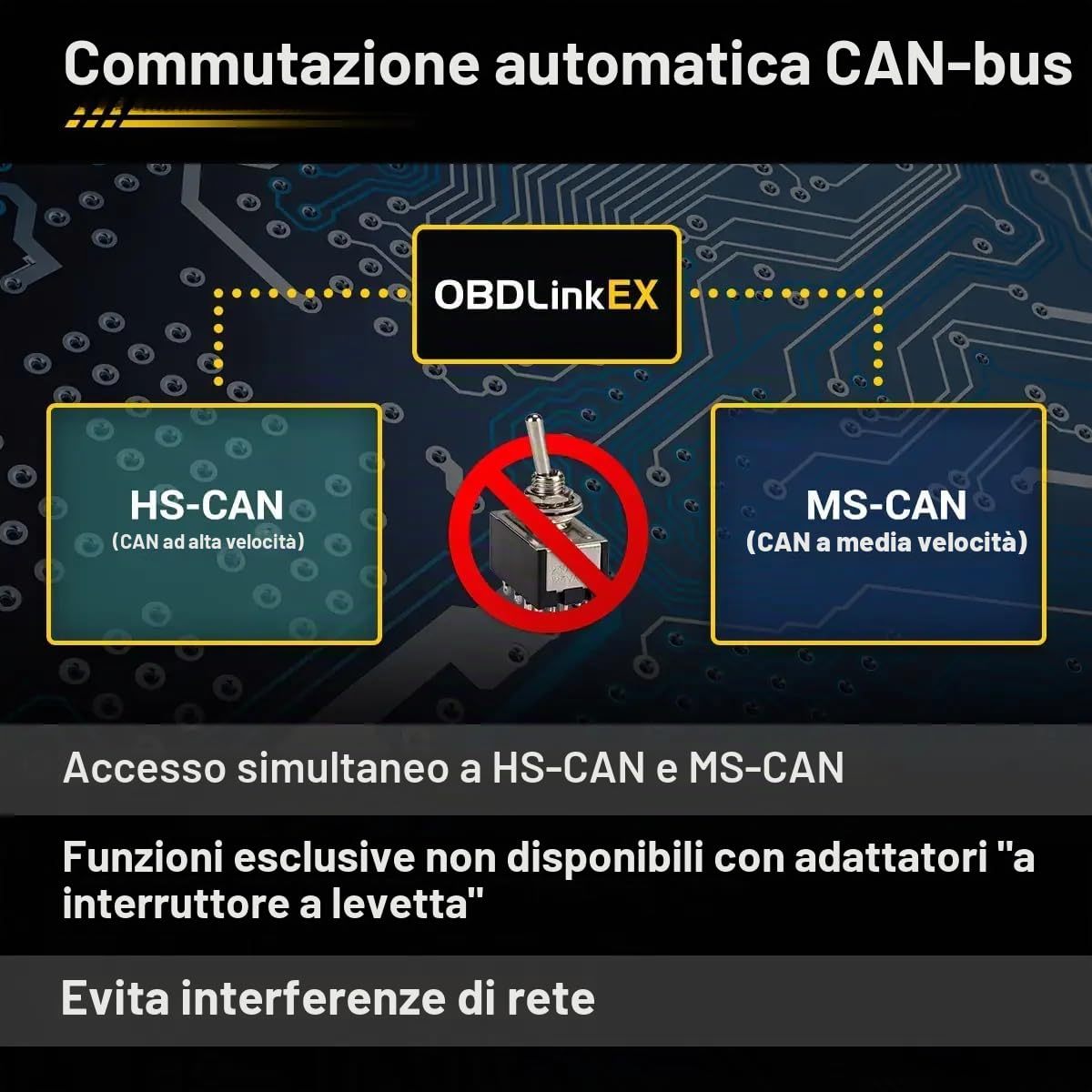 OBDLink ScanTool EX USB - Strumento diagnostico professionale multi-marca, alimentato a batteria, compatibile con OBD2 / RenoLink/ForScan/MultiECUScan, Windows 10