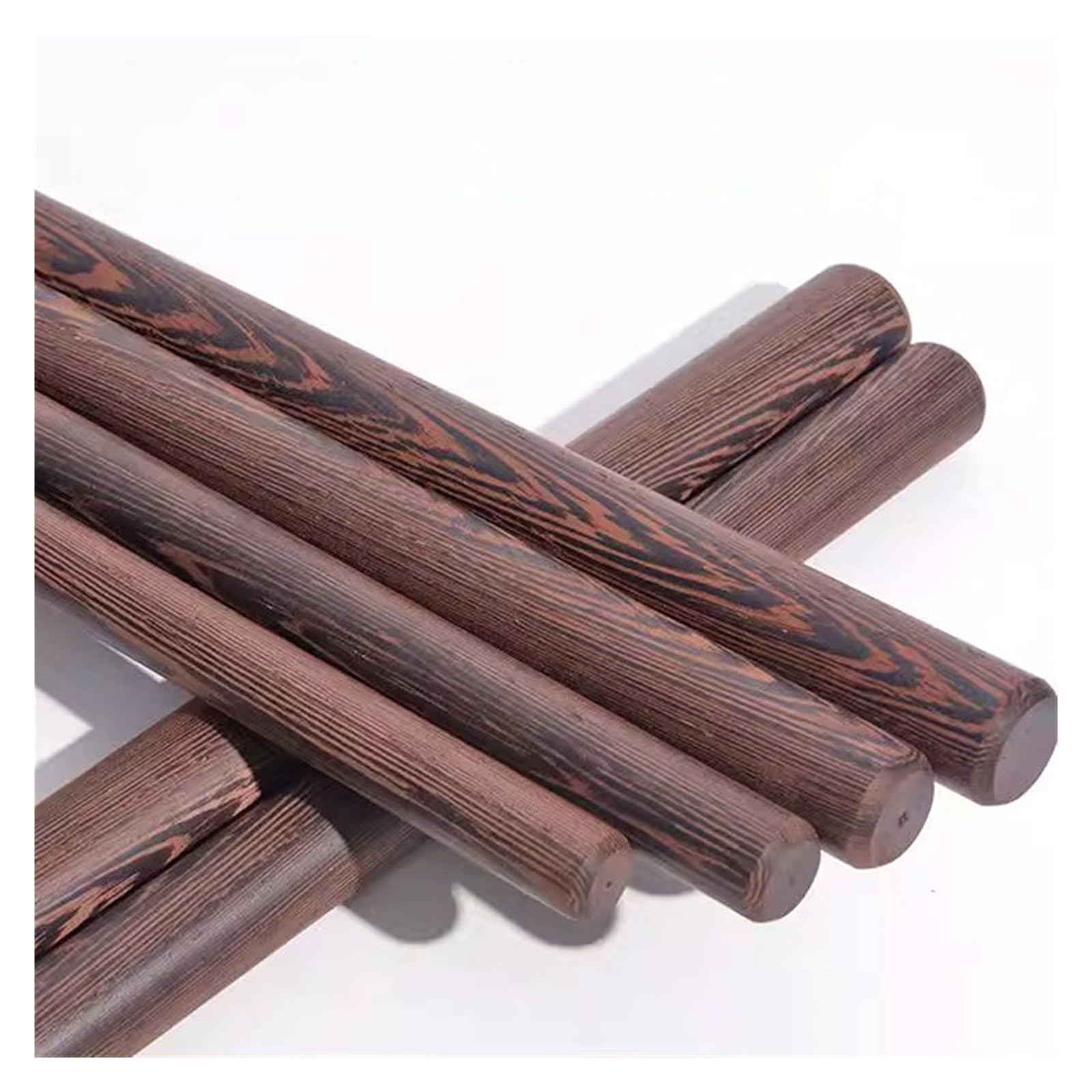 Palos De Madera Wood Round Rod Hard Natural Solid Wood Round Rod Handmade DIY Material Household Products(50x3cm 1pcs)