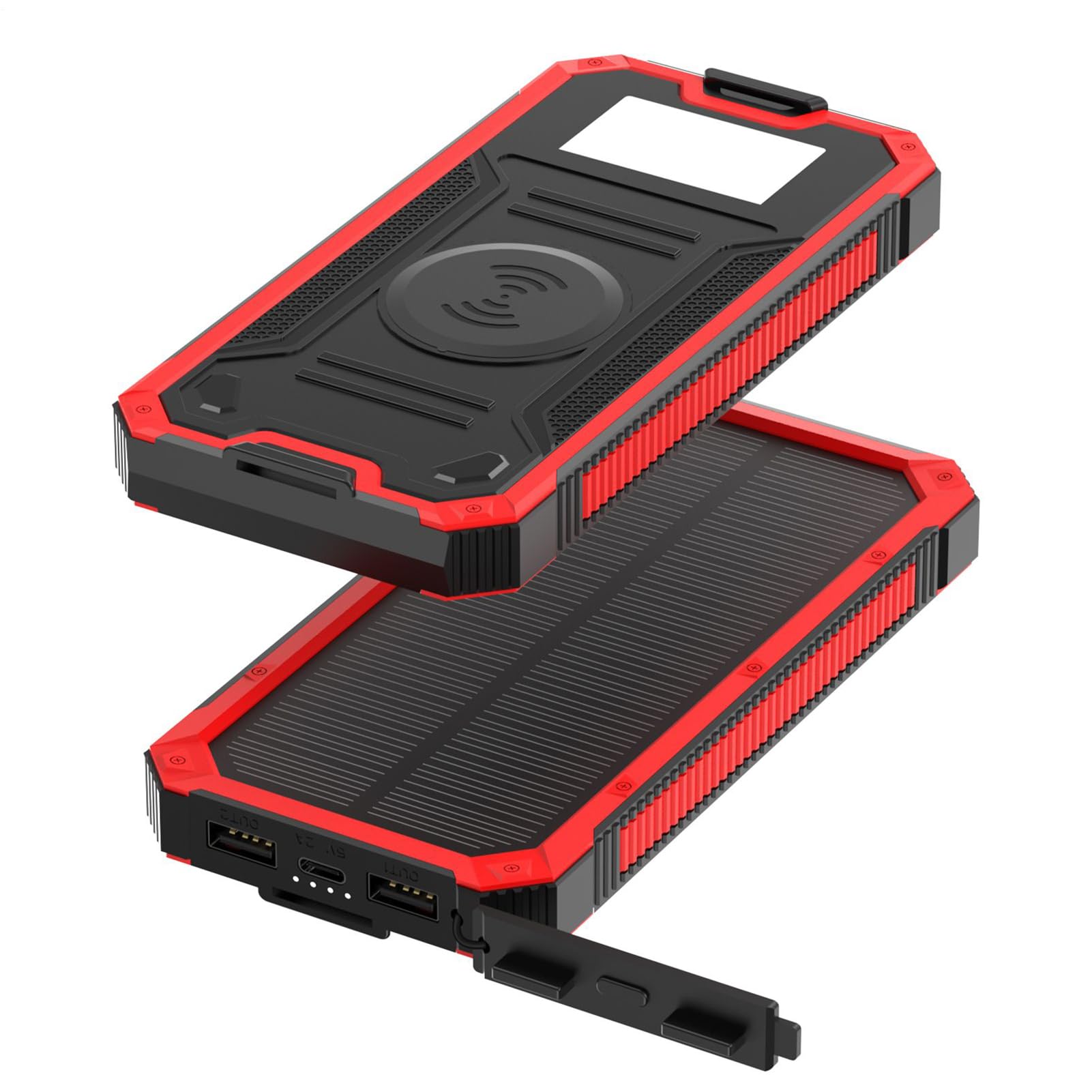 Batterie Externe Solaire Port USB Étanche Survie