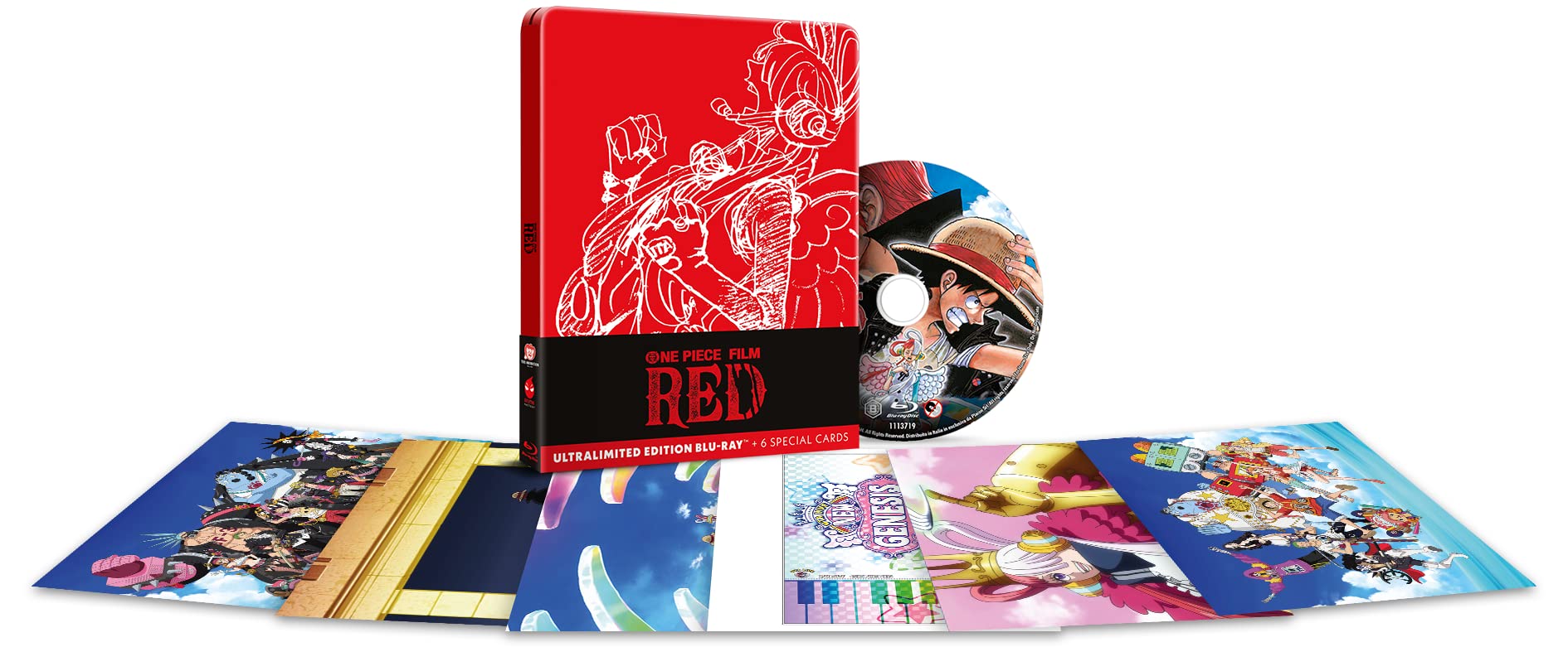 One piece film: red - steelbook ultralimited edition blu-ray by plaion pictures