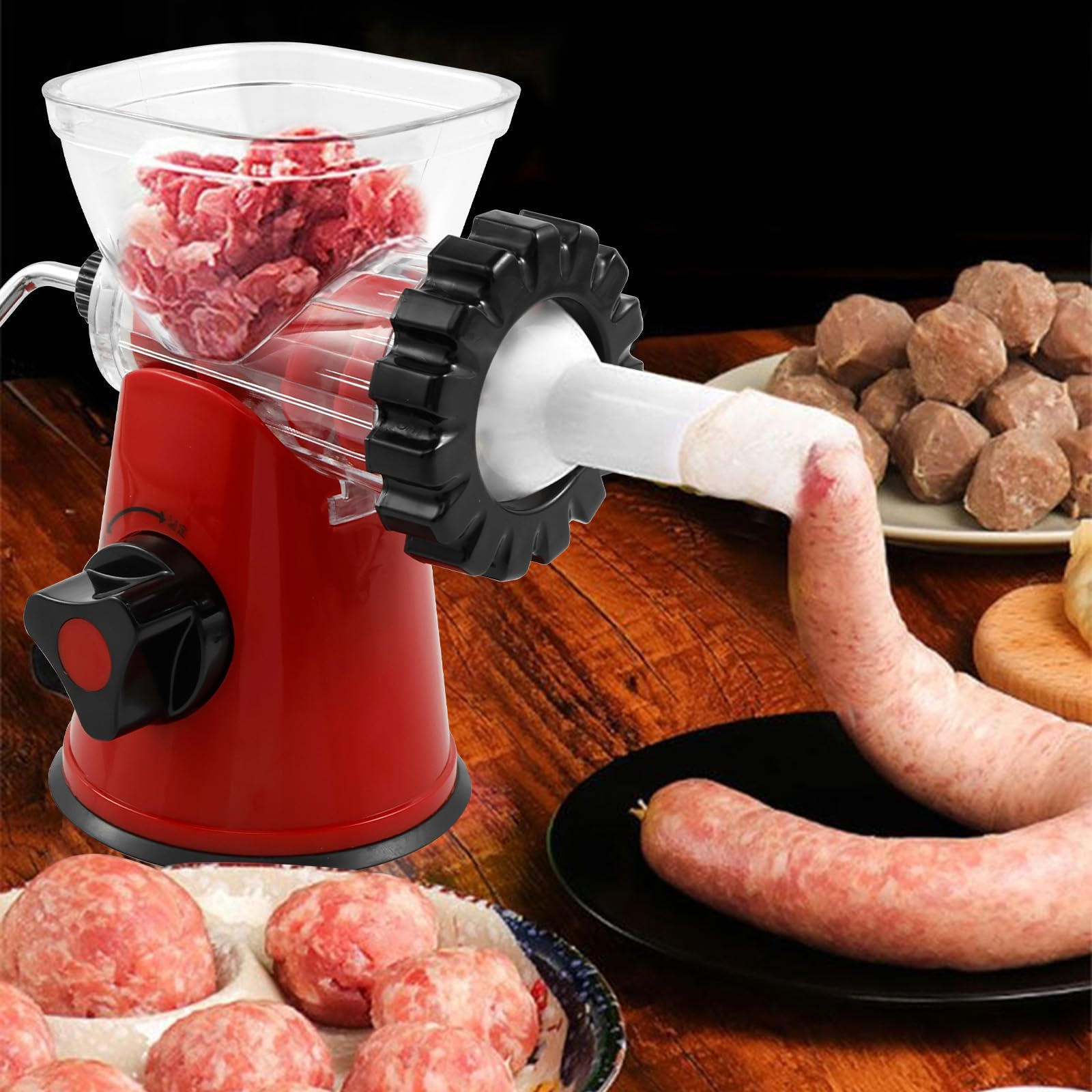 Amazon | Powanfity ミンサー 挽き肉 手動肉挽き器 肉 ミンサー