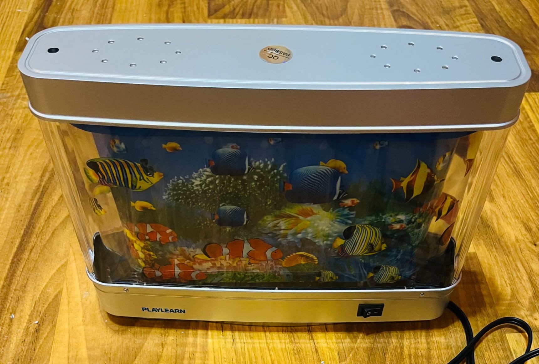 7/mo Finance Playlearn Fake Fish Tank Mini Aquarium Artificial