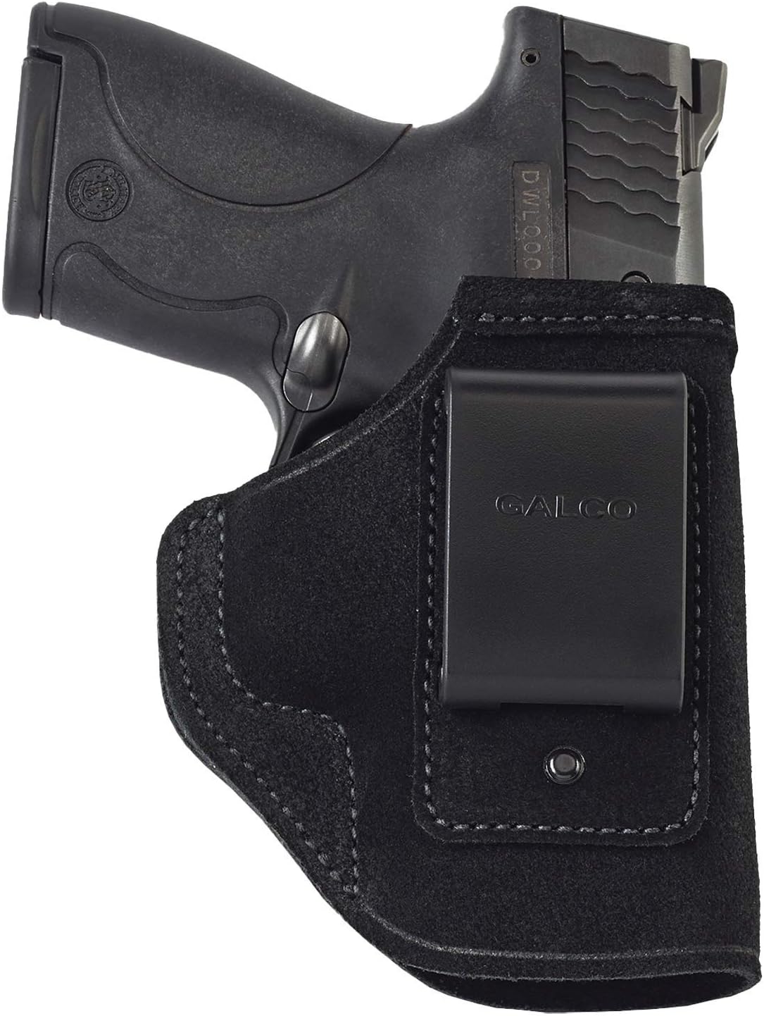 Galco STO800B Stow-N-Go ITP Holster Black Leather RH for Glock 43