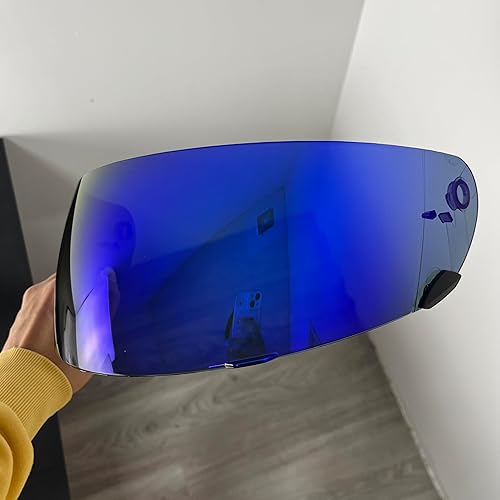 Escudo para Bell RS-1 Qualifier DLX, Vórtice, Revólver, RS-1, RS-2 Visera de protección solar para casco de Moto (azul profundo)