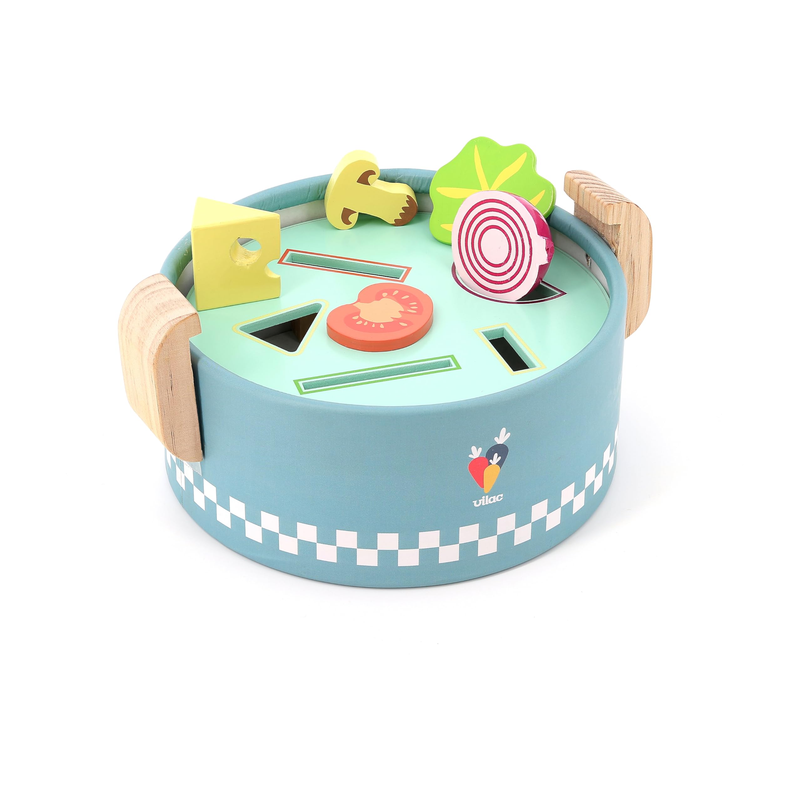 Popotte Minus Cuisine et Éveil Jouet en Bois Bébé Dès 18 Mois Jeu Éducatif | Ustensiles miniatures inclus | stimule imagination et imitation | adapté aux petites mains | idée cadeau naissance originale