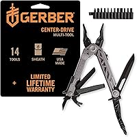 Vista 2 de Gerber Gear Center-Drive Juego de Brocas para Multiherramienta - Multiherramienta de 16 Piezas, Juego de Brocas Estándar de 12 Piezas - Incluye