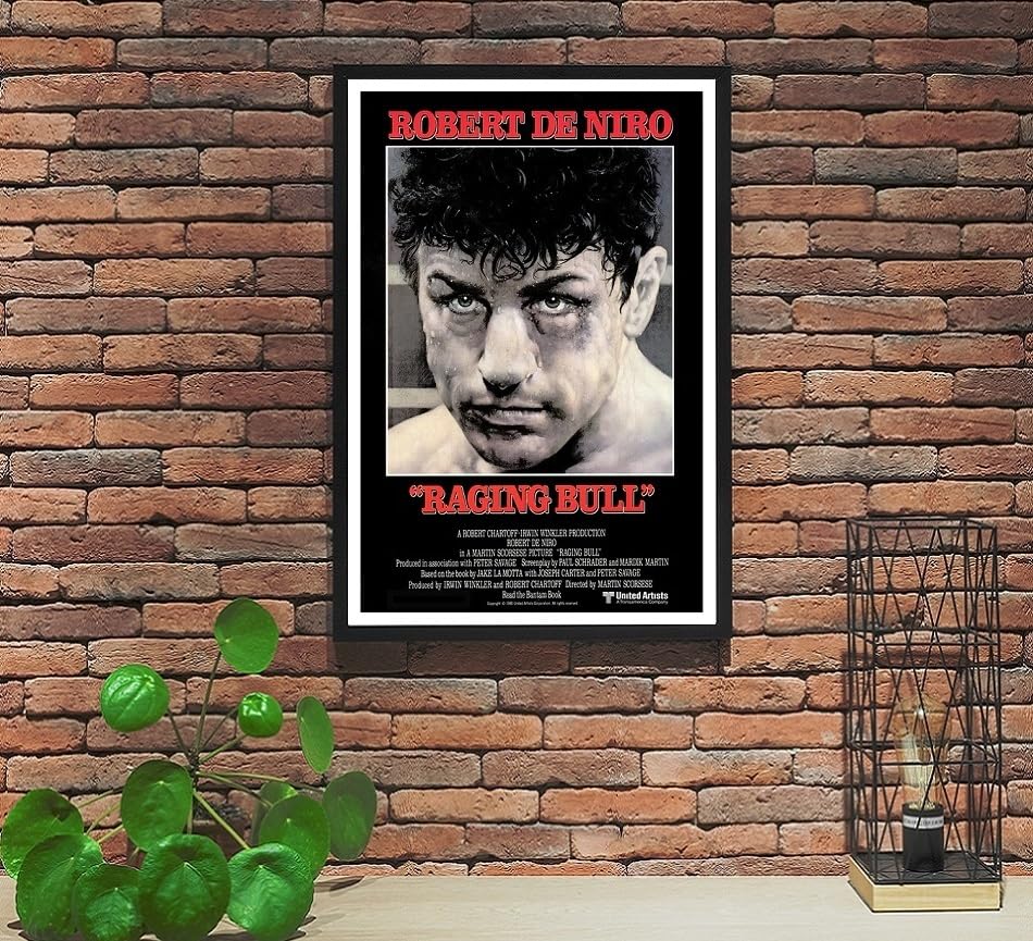 レイジング・ブル　USオリジナル映画ポスター Amazon.co.jp: レイジングブル 映画ポスター US版 24×36インチ 61×91.5