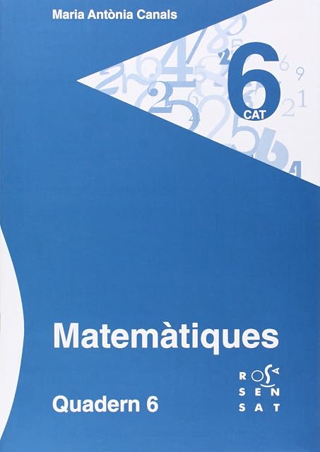 Portada de Matemàtiques. Quadern 6