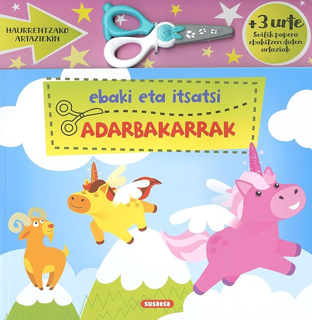 Portada de Ebaki eta itsatsi adarbakarrak