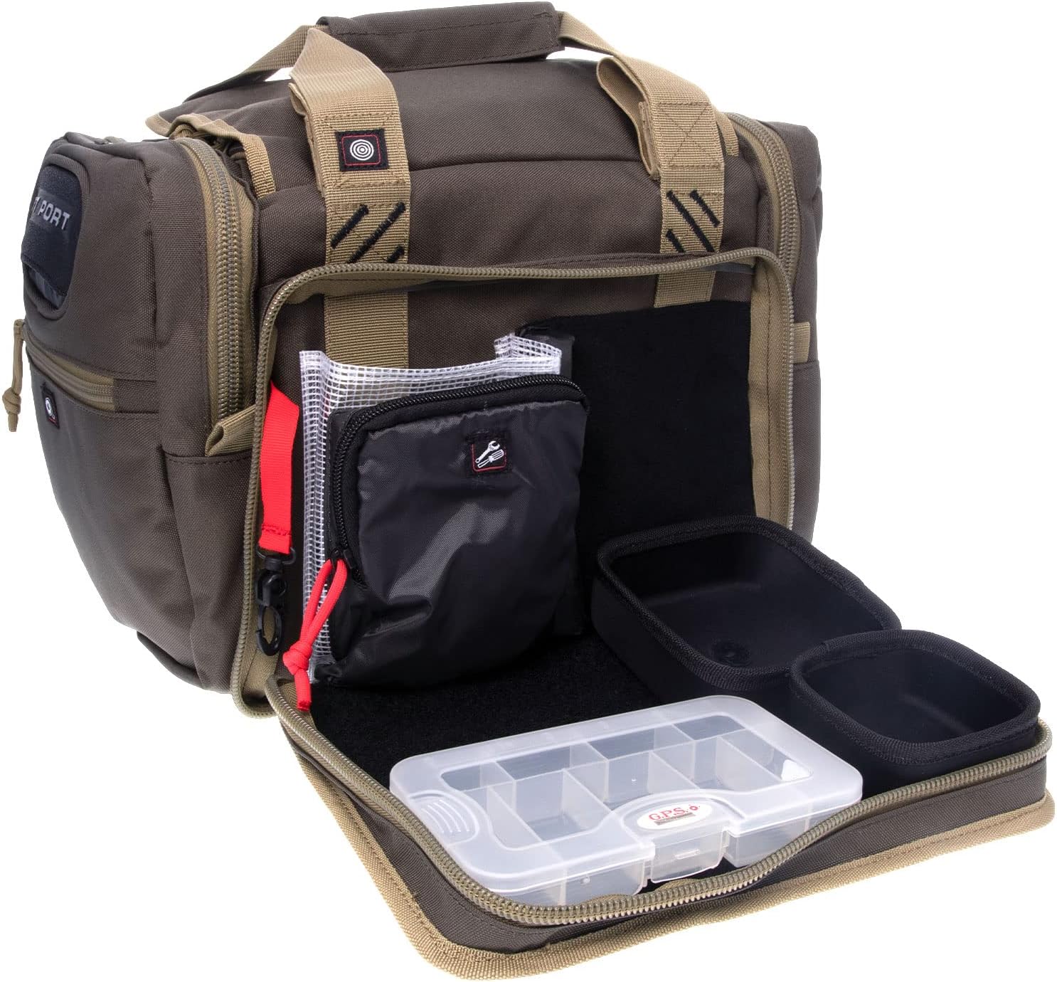 G.P.S. Medium Range Bag with Lift Ports & 2 Ammo Dump Cup Durable Secure Guns, Ammo & Shooting Accessories Storage