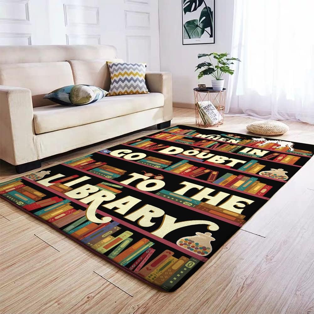Amazon.com: NAZENTI Personalized Teacher Rug, Library Rug, Classroom ...