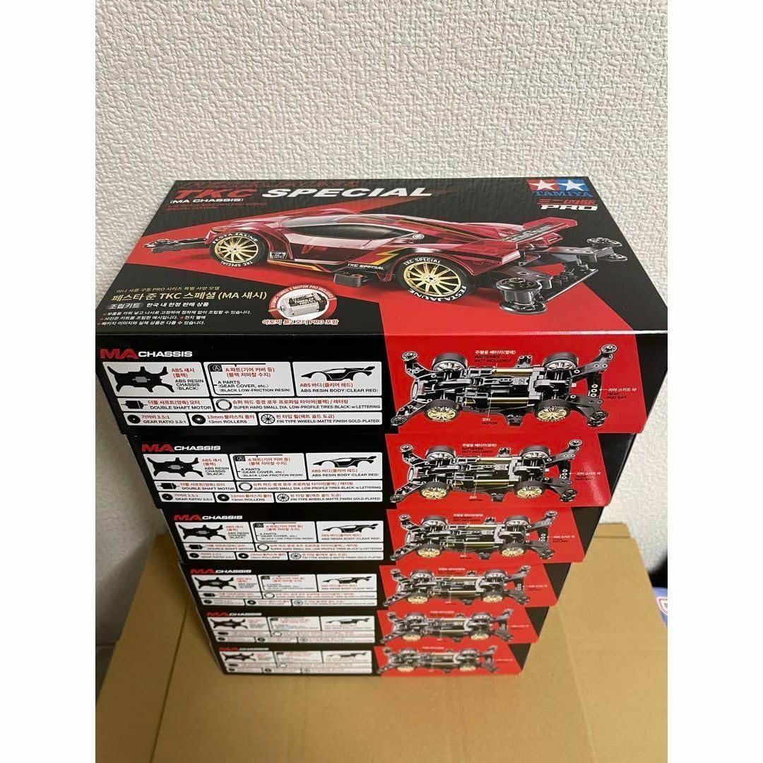Amazon | 6台セット)ミニ四駆 韓国 限定 フェスタジョーヌ TKC SPECIAL 