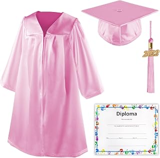 Amazon.com: Pink Graduation Cap and Gown