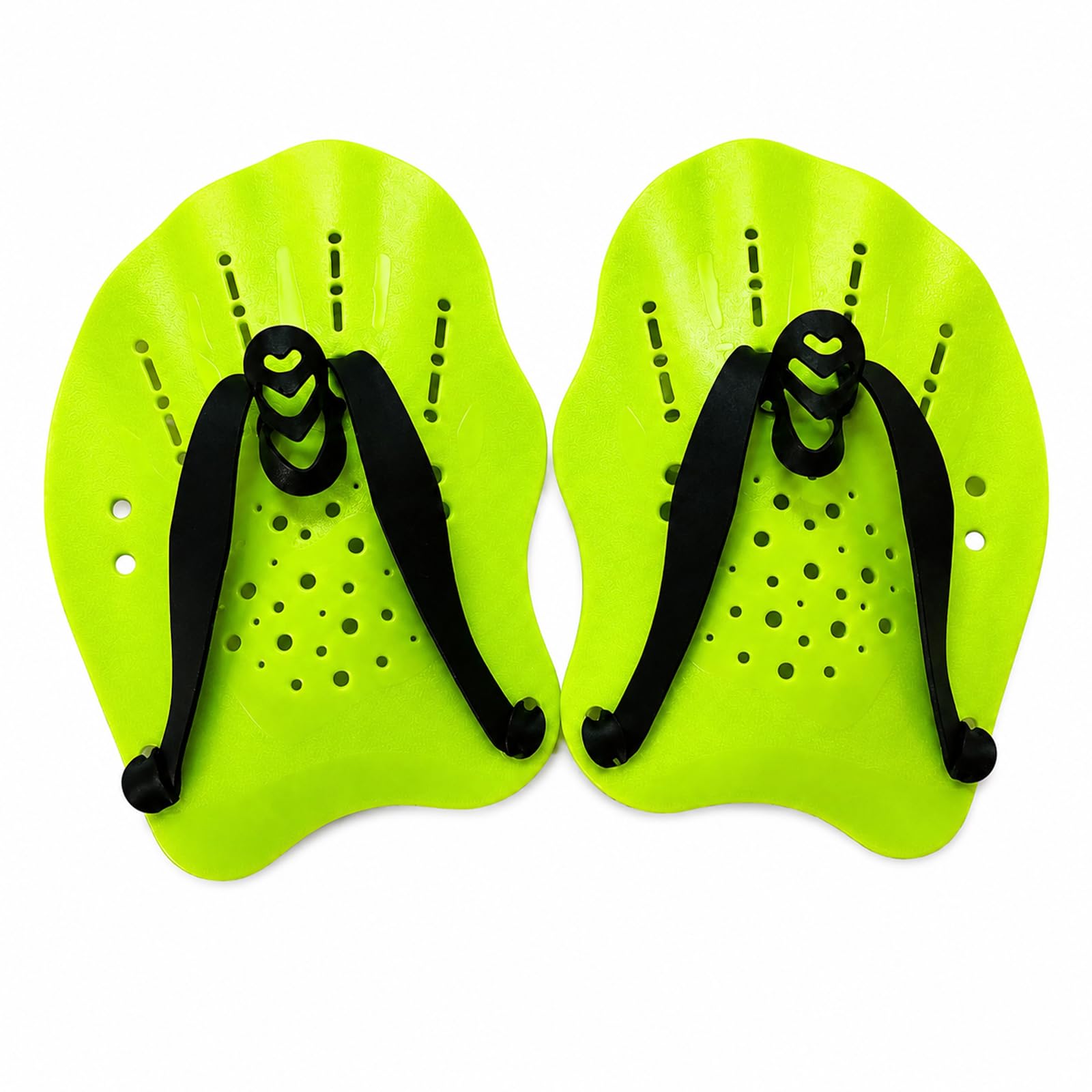Derkiua Hand Paddles for Swimming Stroke Training Aid One Size for Strength