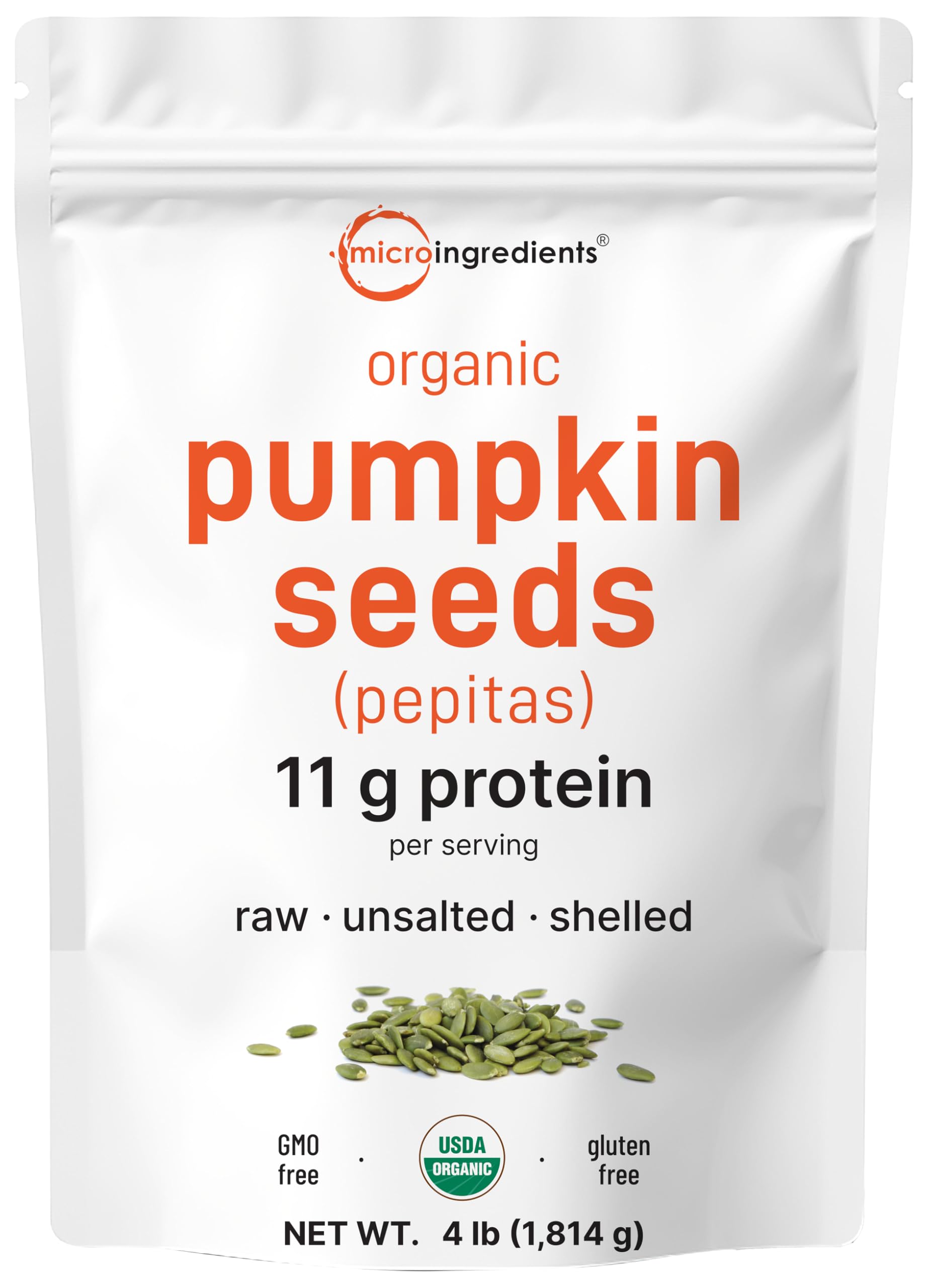 Micro Ingredients Organic Pumpkin Seeds
