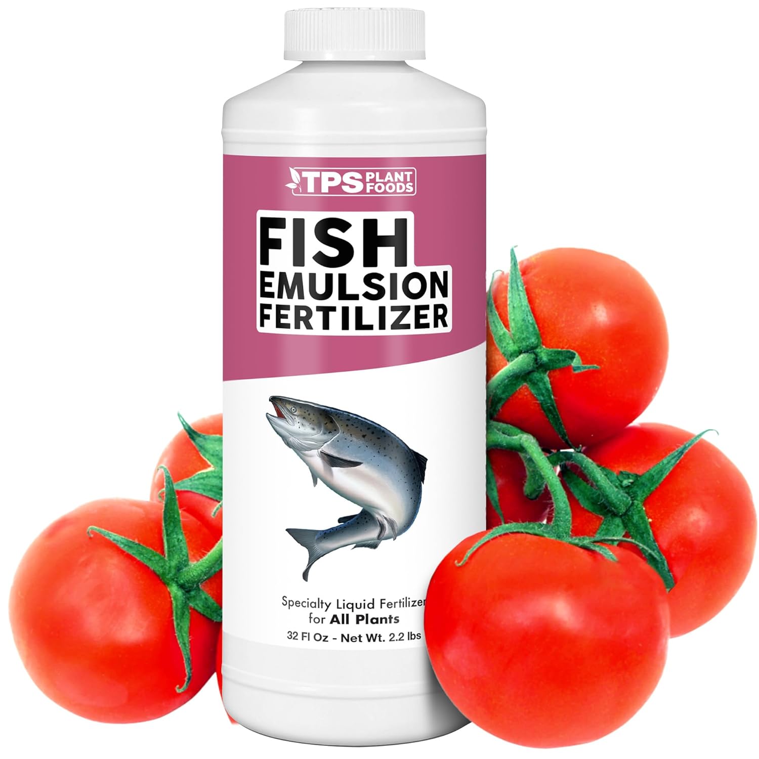 Fish Emulsion Fertilizer – Liquid Salmon Supplement for Fast Nutrient Uptake, Lush Green Growth & Stronger Roots, 1 Gallon